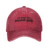 Boné de Baseball Dexter Quote I'm Just The Blood Guy Clássico Desgastado Lavado Snapback Unissex Verão Ajustável