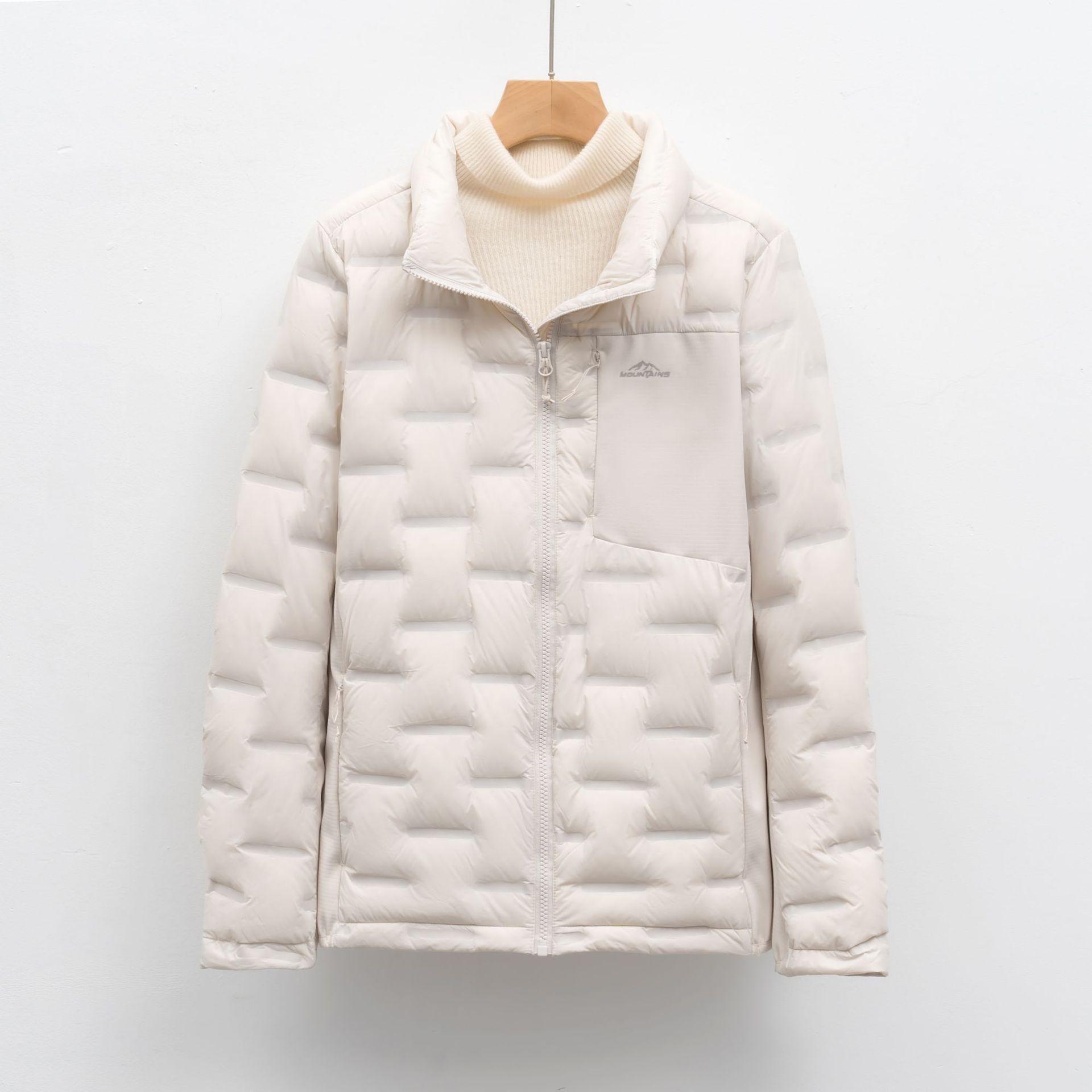 

Down outdoor light down jacket women s autumn and winter short stand-up collar warm top jacket XXXL