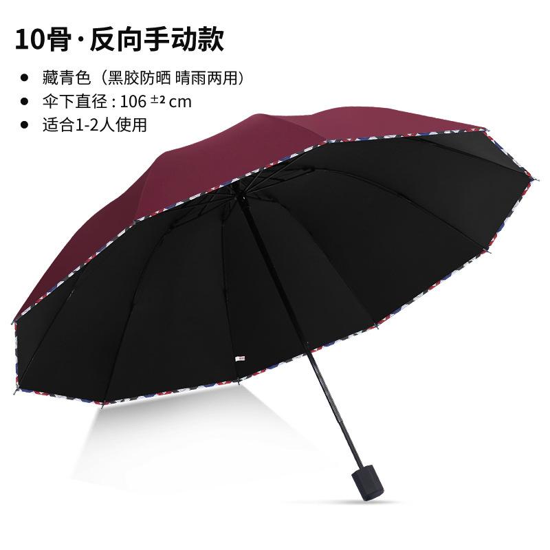 ins manually enlarged double umbrella summer windshield sun protection parasol female UV protection