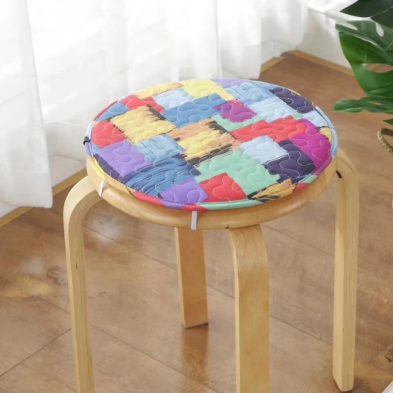 Thick Soft Stool Seat Cushion Household Round Chair Cushion Anti Slip Office Student Stool Seat Pad Universal 30CM Chair Cushion