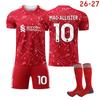 26-27 Liverpool Thuisvoetbalshirt voor Kinderen en Volwassenen MAC ALLISTER #10
