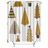 TU Boho Tree Shower Curtain Nature Forest Backdrop Botanical Shower Liner Farmhouse Decor Modern Bathroom Art Tapestry