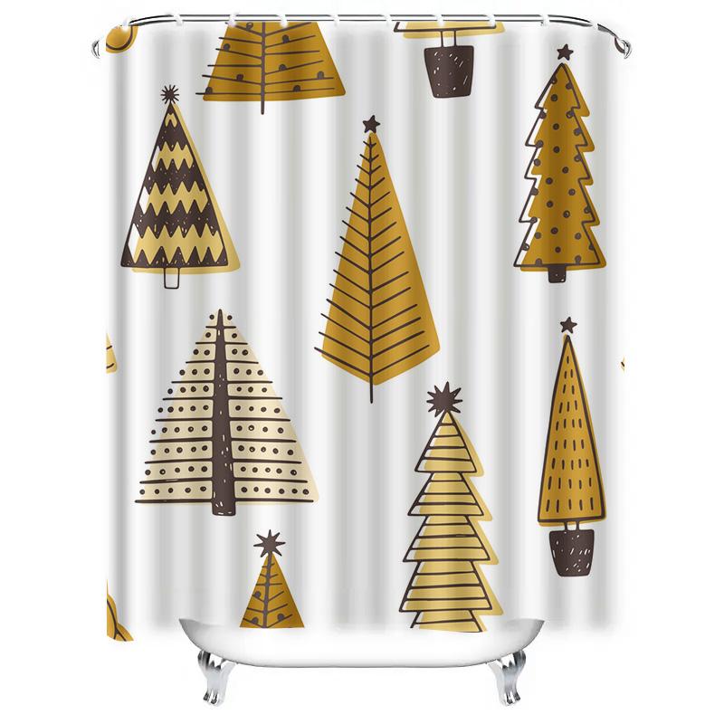 TU Boho Tree Shower Curtain Nature Forest Backdrop Botanical Shower Liner Farmhouse Decor Modern Bathroom Art Tapestry