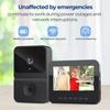 2.4G Wi-Fi Smart Video Doorbell Infrared Night Vision HD Video Doorbell Intelligent Video Intercom Doorbell for Family Apartment