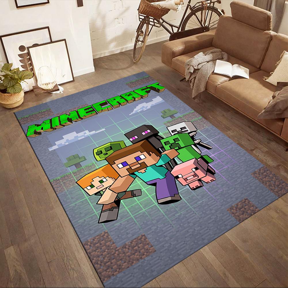 Minecraft 306 Floor Rug Office Rug Suitable for Decorate room Outdoor Dormitory Entryway Antislip Carpet Office home decor