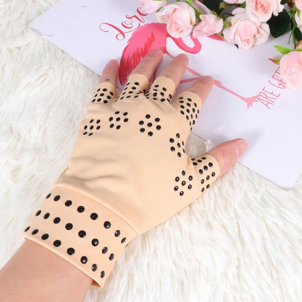 Anti-UV Arthritis Therapy Gloves Elastic Cycling Driving Gloves Magnetic Gloves  Running Sports