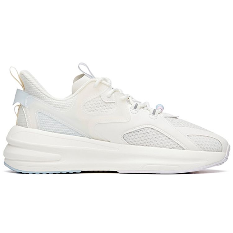 Anta C37 Series Thick Sole Fabric Synthetic Leather Non-Slip Shock Absorbing Wear-Resistant Lightweight Low-Top Running Shoes 922128082-3