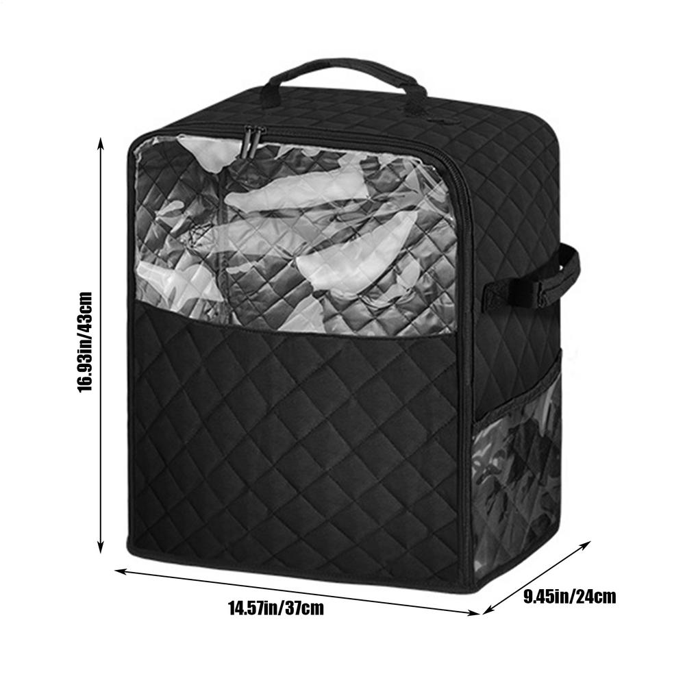 Stand Mixer Cover With Appliance Sliders Base Compatible With Mixer-Storage Bag For 6/7/8 Quart With Pockets