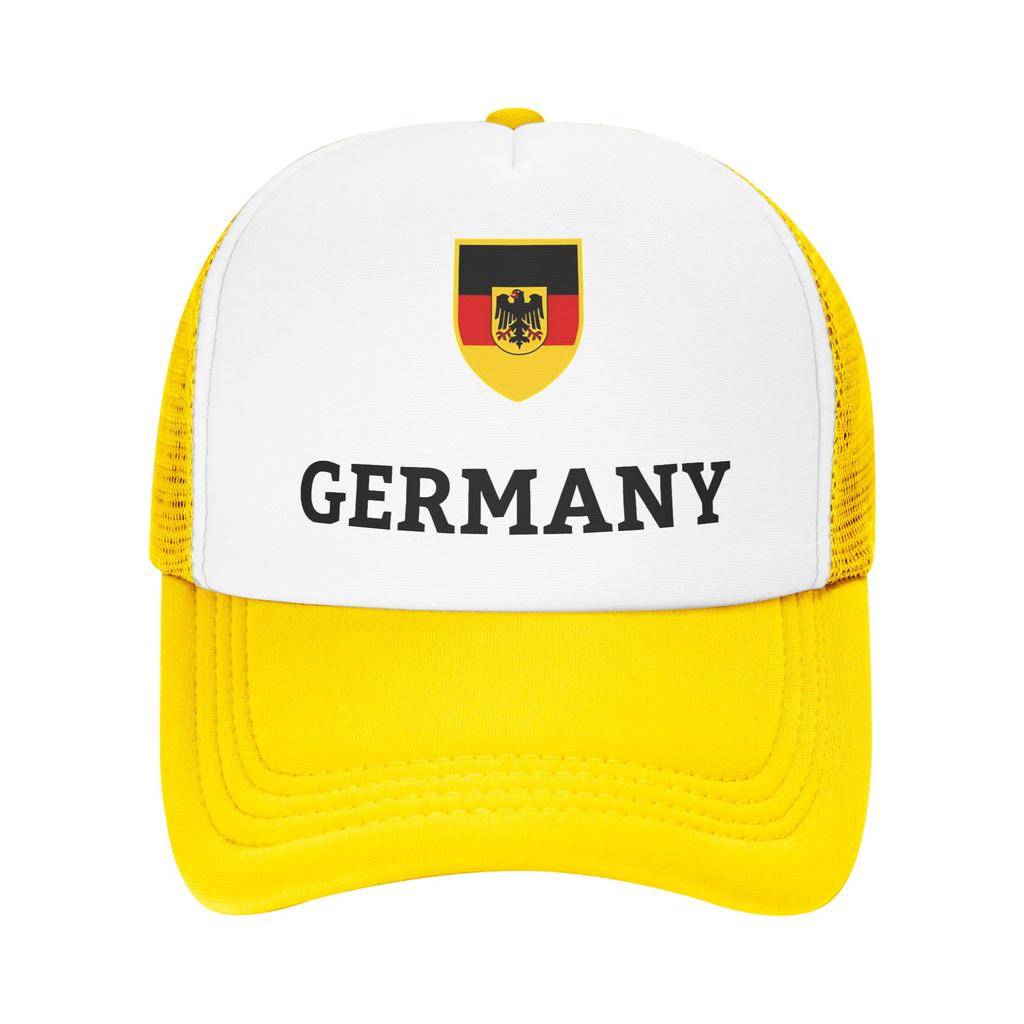 GerUnisexy GerUnisex Football Soccer Flag Mesh Sun Hats Unisex Adult Design Hip Hop Hats Spring Vintage Running Adjustable Baseball Cap