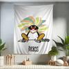 Cartoon Niedlich PPingu Pinguin Bunte Wandteppich Wandbehang Böhmische Wandteppiche Mandala Wandbehang Tücher