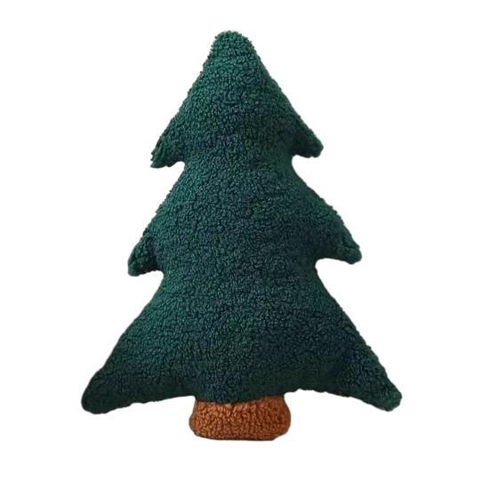

Christmas Tree Pillow Cushion Festive Decorative Throw Pillow for Sofa Bedroom Fluffy Holiday Home Decor Party Gift S темно-зеленого