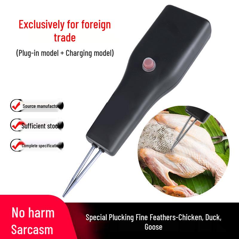 Přenosný elektrický stroj na škubání drůbeže na peří kuřat, kachen a hus