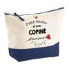 Makeup Bag - PLANETEE - «A Girlfriend's Love Bazaar» Pouch - Large Size - Cotton - HD Printing Made In France