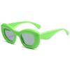 1pc Oversized Cute Heart-Shaped Inflated Sunglasses for Women Trendy Chunky Sun Glasses Retro Thick Frame Funny Shades