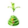 Rotating Ball Cat Track Ball Toy Multi Layer Spring Wand Toy Interactive Cat Toy  Training