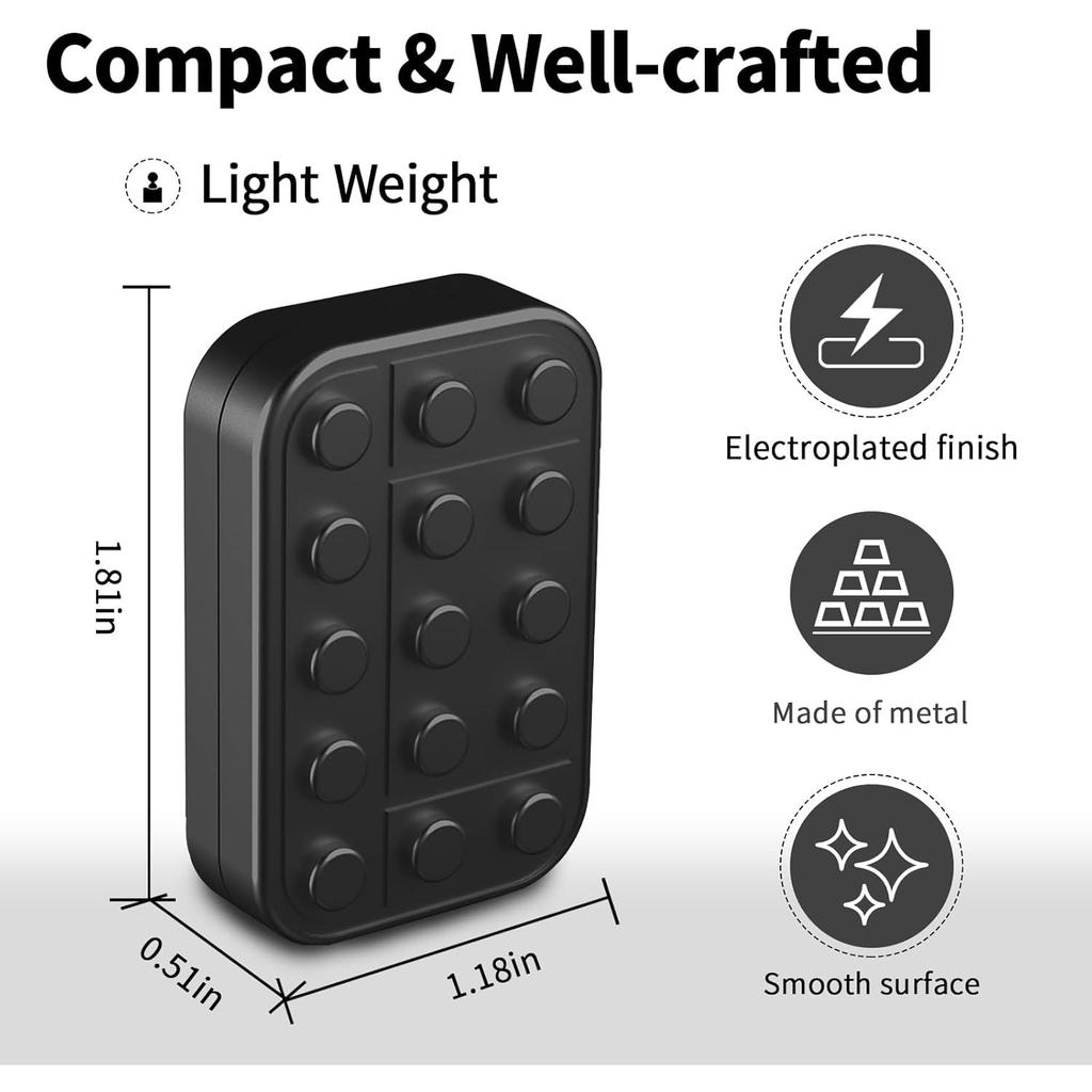 Fidget Toys Adults Metal Fidget Slider Magnetic EDC Haptic Fidget Toys for Adults