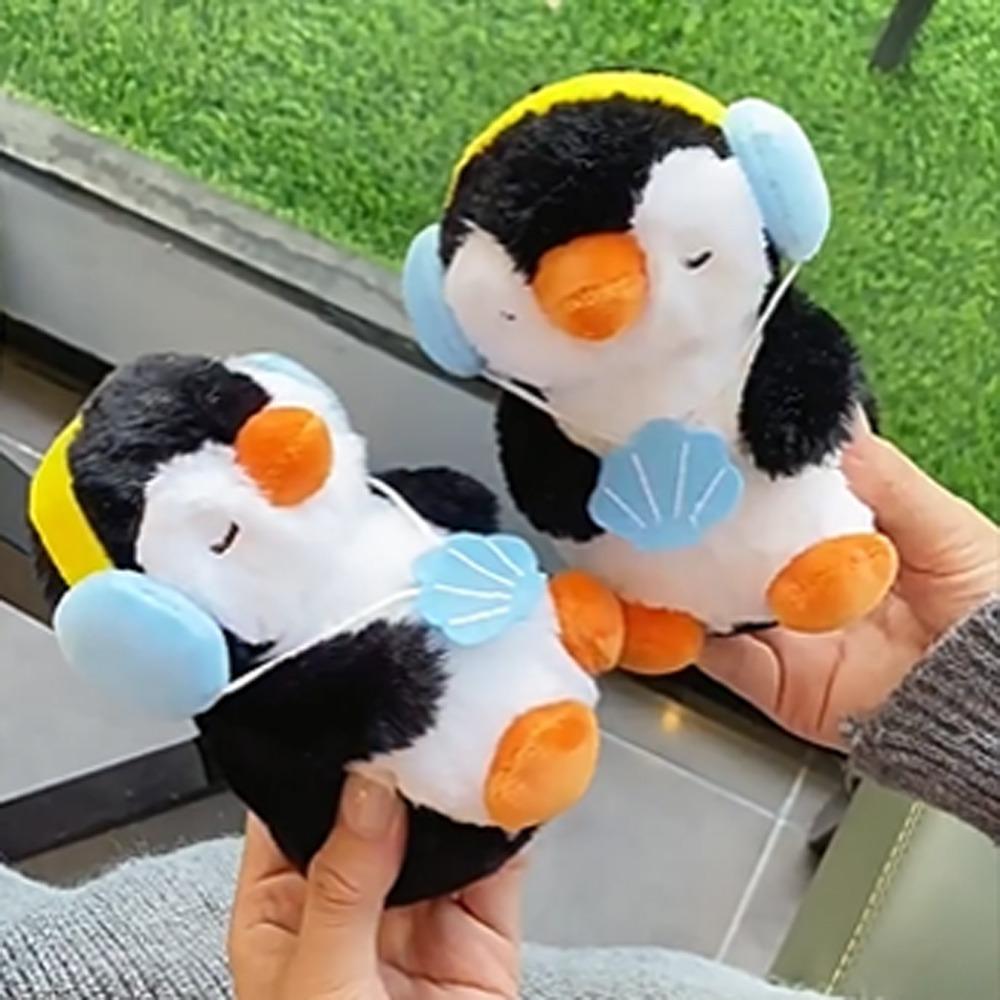 Stuffed Animal Phone Pingu Doll Pendant Funny Stuffed Penguin Toy  Couple Gift
