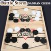Wooden Pop Up Bouncing Chess Game Family Interactive Tabletop Hockey Parent Child Fun Board Game Kids Indoor Activity
