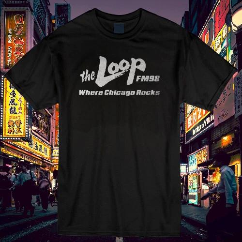 New Shirt The Loop FM 98 Men Logo T-Shirt Funny Size S to 5XL S