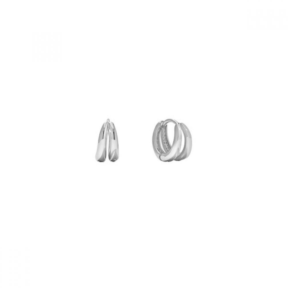 Deux.Silver.122 Lien Earring  Silver 
