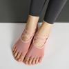 Women's Non-Slip Five-Toe Yoga Socks for Indoor Fitness and Pilates