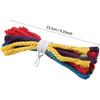 Parrot Rope Toys Colorful Cotton Rope Hanging Parrots Chewing Toys Pet Supply Parrots Cage Accessories Chew Toys