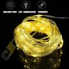 Outdoor Camping String Light with 5 Modes Rechargeable String Light Camping 2 In 1 Waterproof Portable USB Camping Lights for Camping Yard Party Decor
