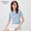 Komom Boca Women's Short Sleeve Knit Top