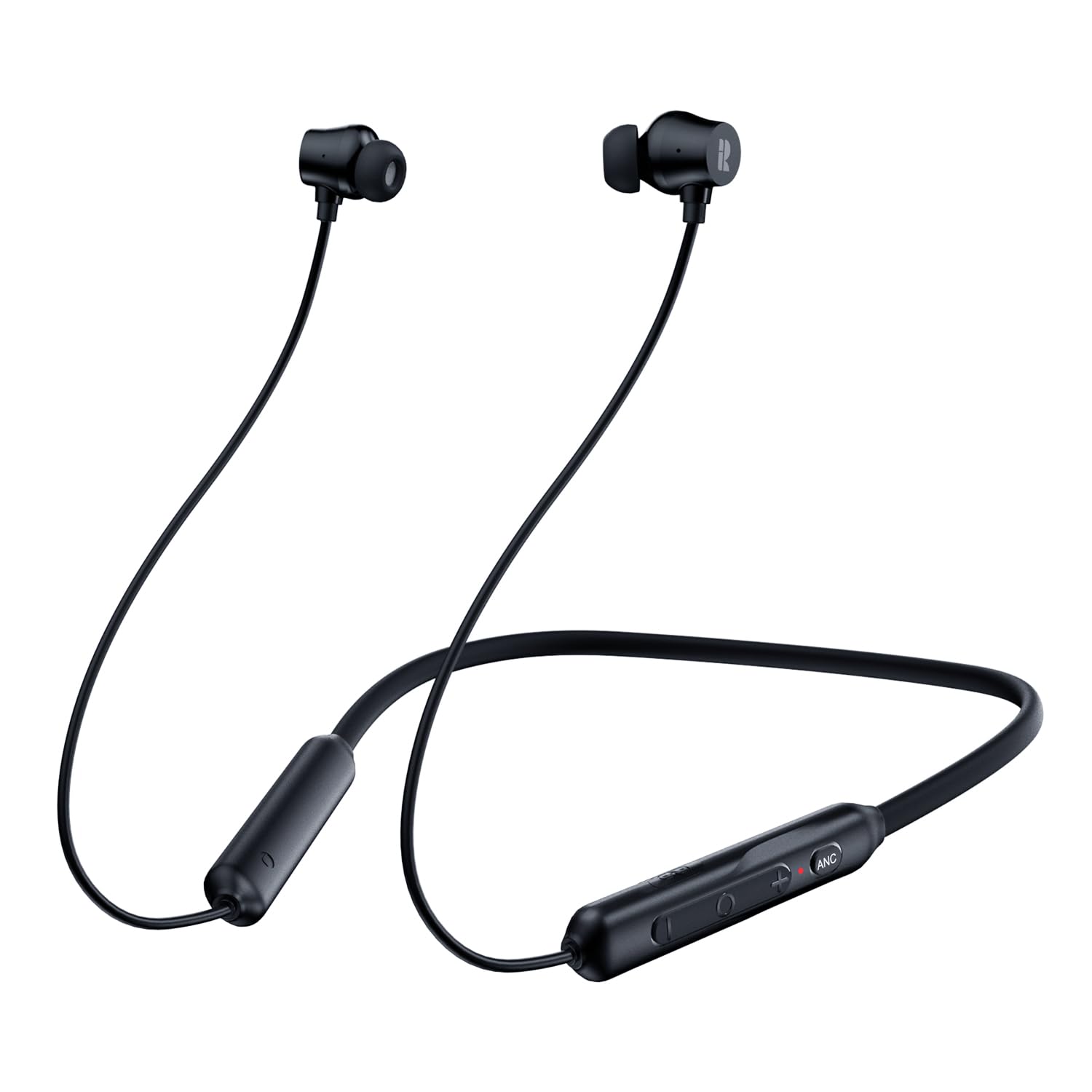 

Rythflo Bluetooth Neckband Earphones with Noise Cancellation, ANC, ENC Calls, 60 Hours of Playback, Magnetic Neckband, IPX6 Waterproof, V5.3 Wireless