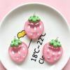 10Pcs/Pack Transparent Fruit Flatback Charms Lemon Peach For Earring Hairpin Accessories