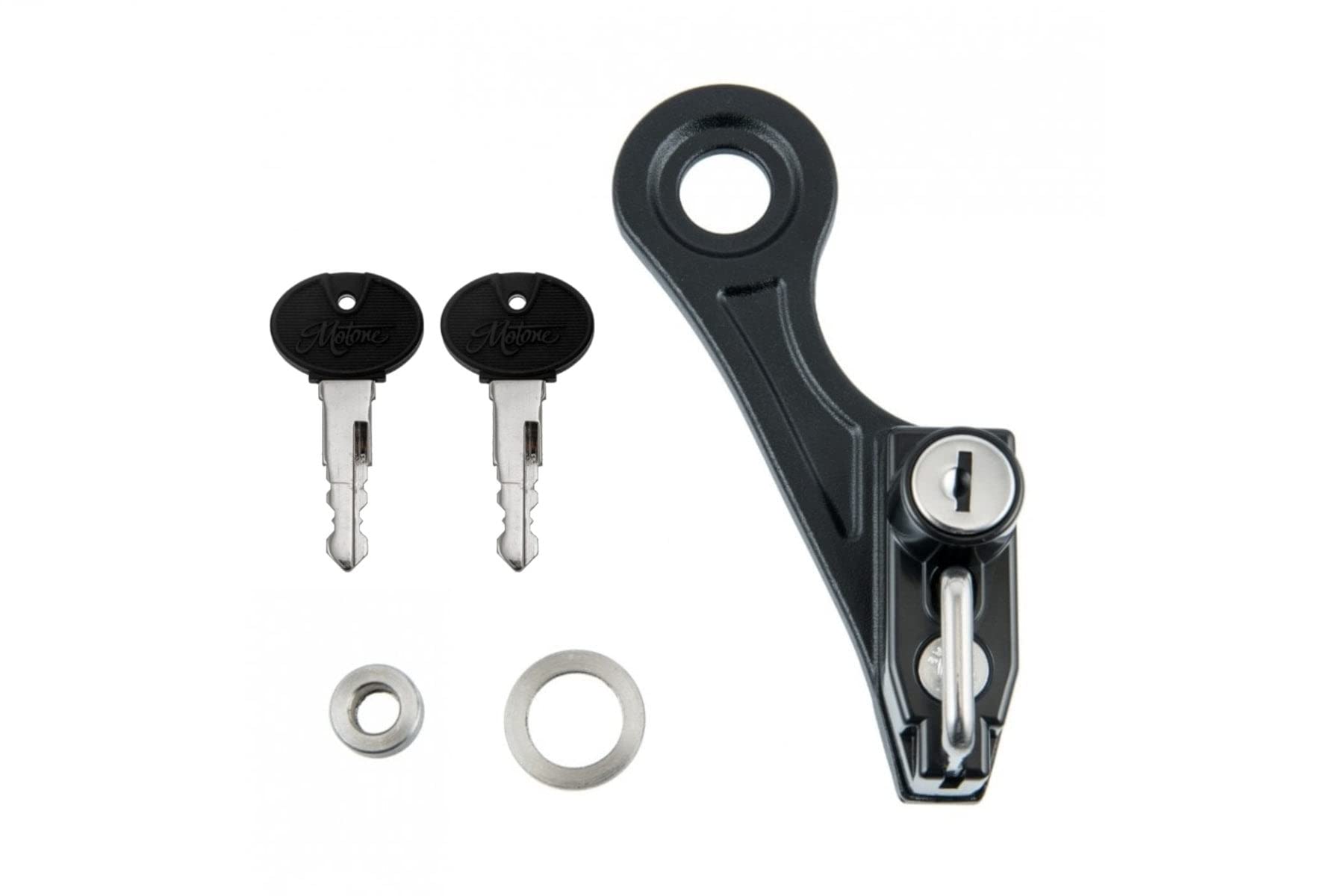 

Motone Helmet Lock and for and Scrambler900 (Left Right) T100/T120, SpeedTwin900, (MMU072) чёрный