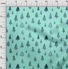 oneOone Cotton Flex Aquamaringrüner Stoff, Baum-Nähstoff, Meterware, bedruckt, DIY-Kleidung, Nähzubehör, 101,6 cm
