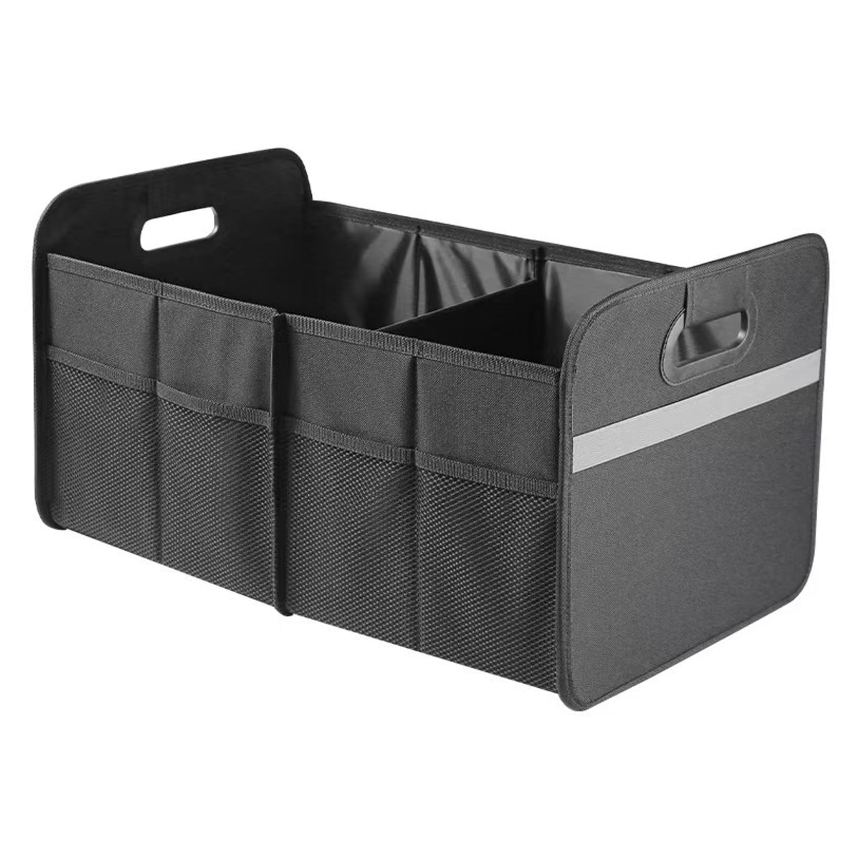 YFFSFDC Foldable Car Storage Large Capacity Trunk Waterproof 600D Oxford Car Accessories Box, Organizer, Multi-Pockets, Design, Material, Black, чёрный
