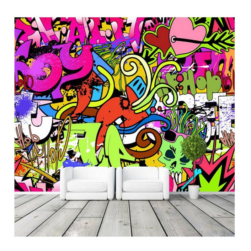 

Graffiti Wallpaper Street Culture Wallpaper Art Mural Bedroom Corridor Kids Room Wall Mural 200 cm(W) x 140 cm(H)