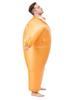 Inflatable Tuxedo Suit Costume, Adult, Orange