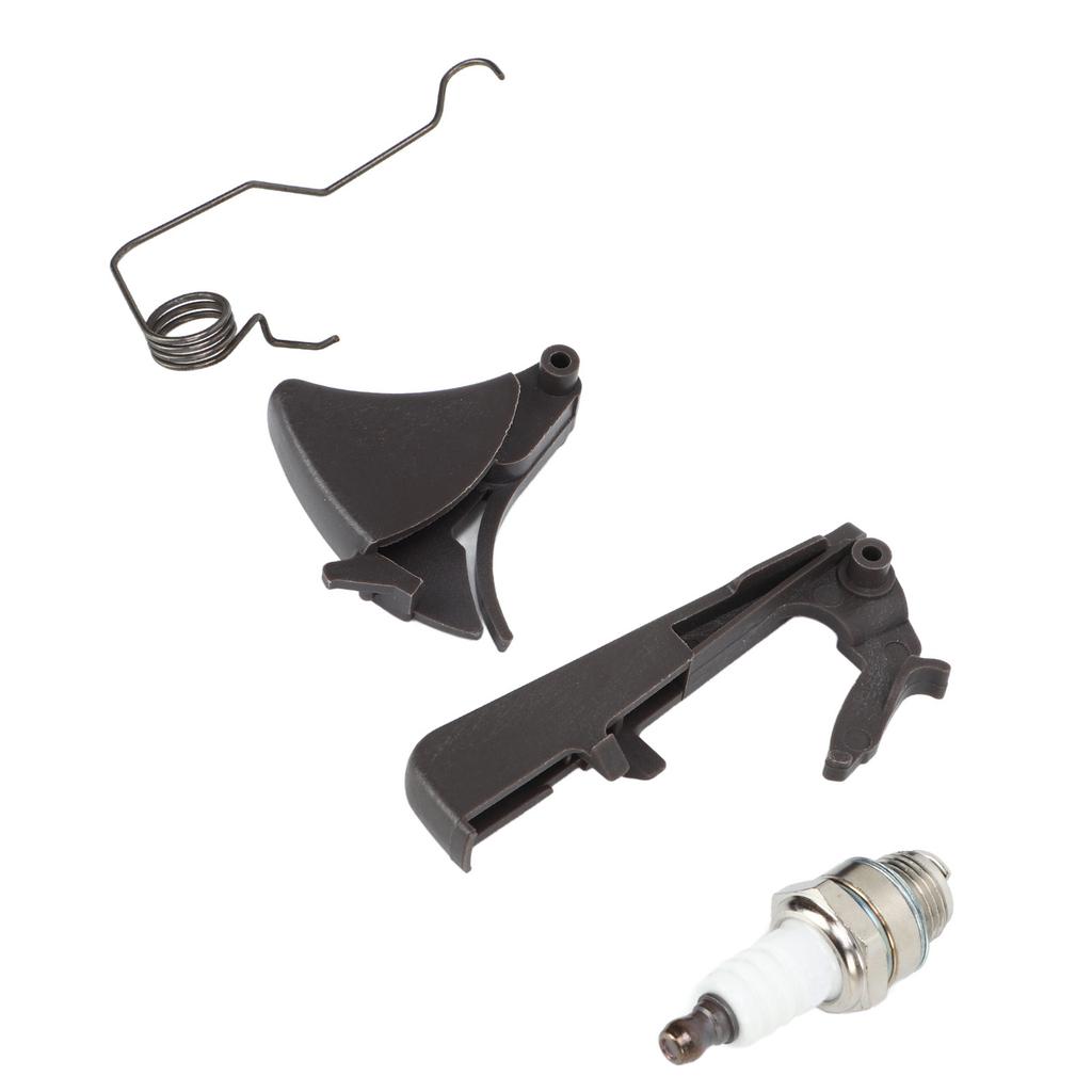 Benzin-Kettensäge Zündkerzen-Kit ABS Eisen Gashebel Zündkerze für Husqvarna 340 345 346XP 350 351 353 357XP 359