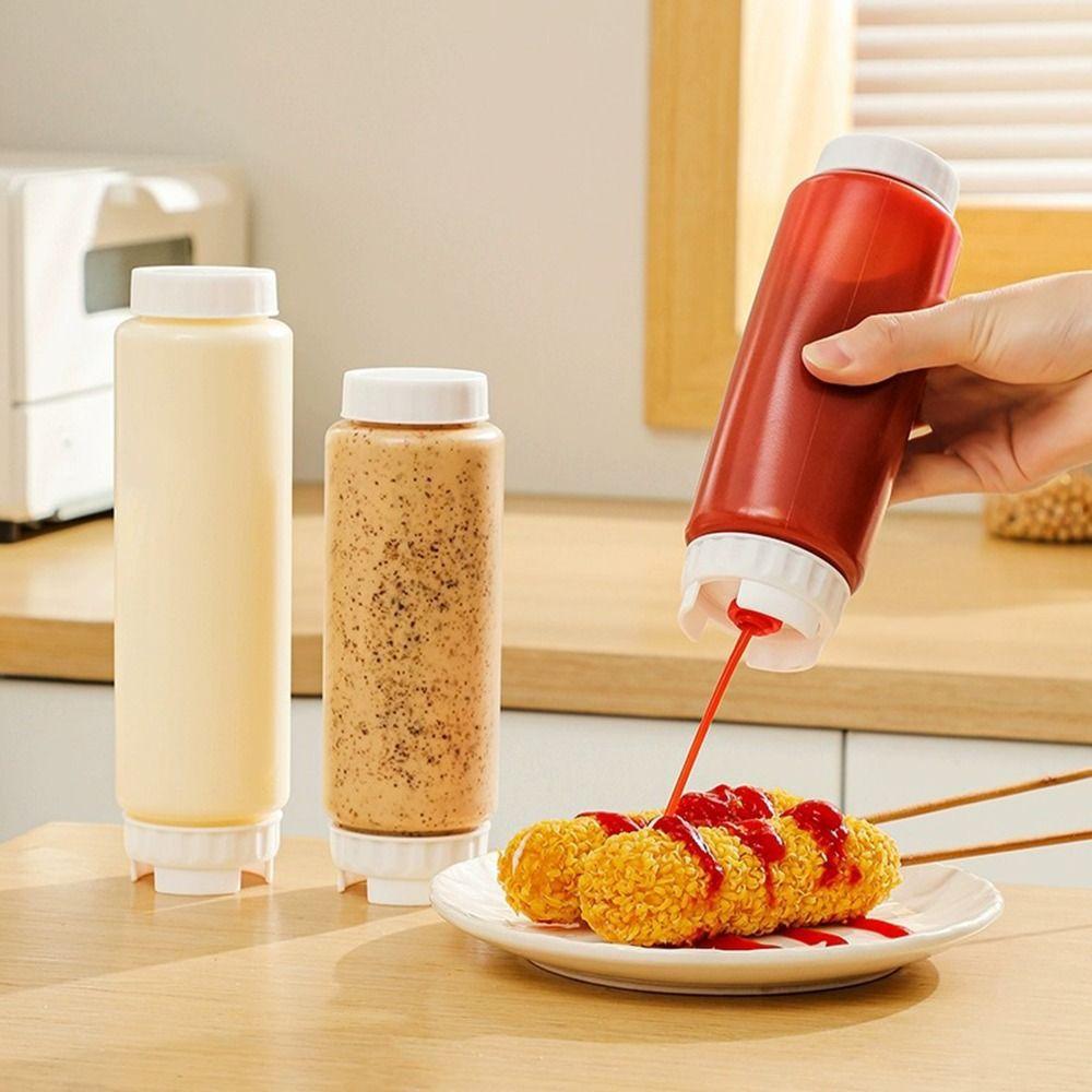 Seasoner Storage Squeeze Sauce Bottle Honey Mustard Salad Dressing Kitchen Tools Sauce Container Jam