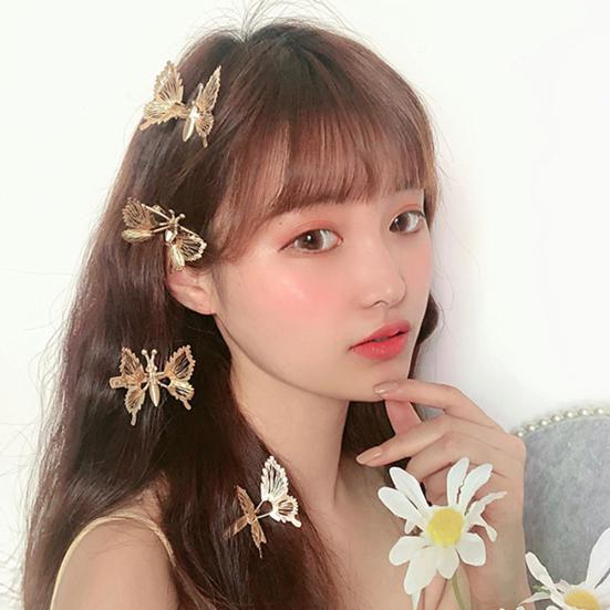 Women Moving Butterfly Hair Clip Fashion Hairpin Barrette Headwear Styling Tool