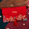 Guochao Year of the Horse 2026 Red Envelope: Fu Character Brocade New Year Lucky Money Envelope, 20,000 Yuan Capacity for Housewarming or Celebration.