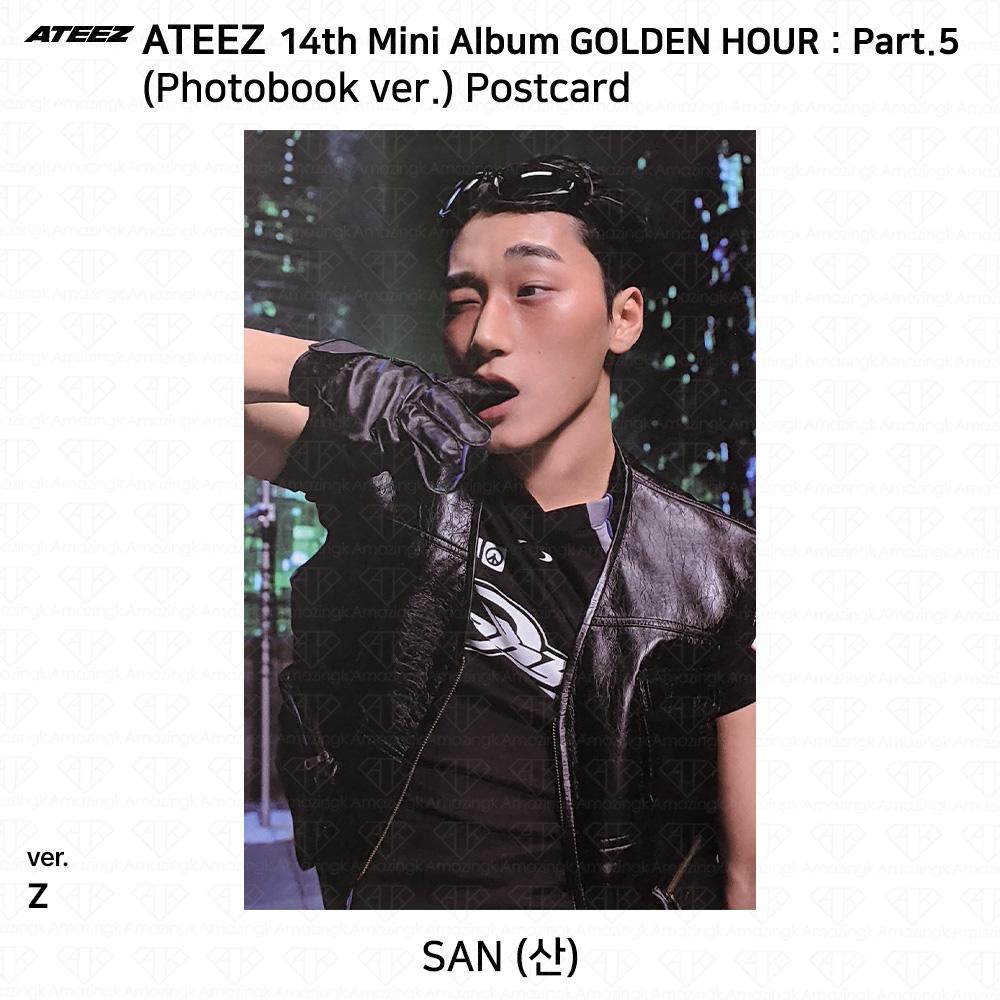 ATEEZ 14th Mini Album Golden Hour Part.5 Photobook ver. Photocard Z VER