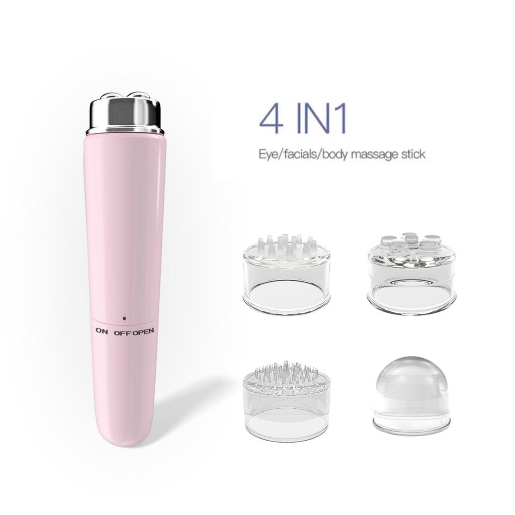 New Mini Eye Massager Electric Vibration Beauty Instrument Magnetic Portable V Face Massage Stick