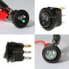 1 Pcs Rocker ON/OFF Switch For Parking Reversing Reverse Sensor Illuminated Round 12V 20A 30mm*20mm*20mm