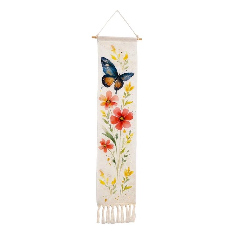 

Traditional Craft Cotton Hanging Art With Fringes Embellishment For Holiday Wedding Yard Bedroom Living Room Or Studio