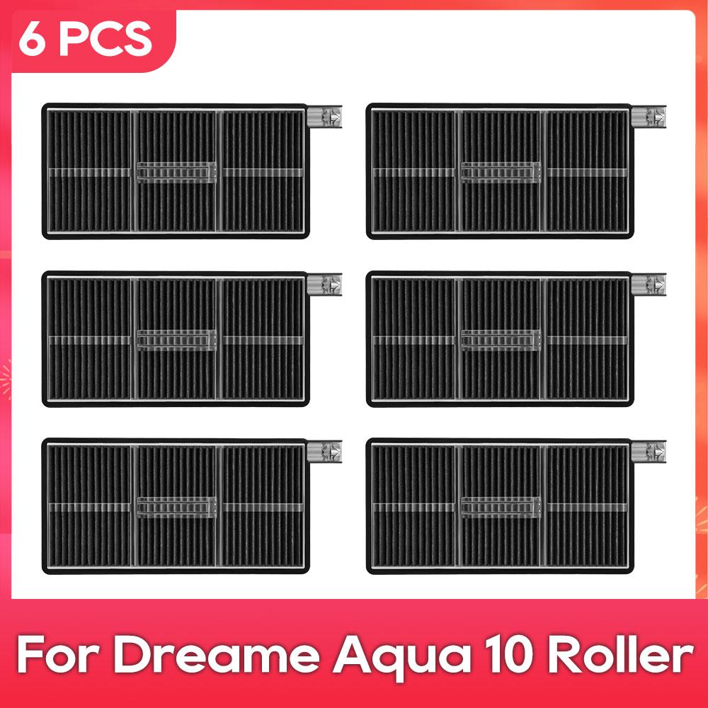Fit For ( Dreame Aqua 10 Ultra Roller Complete, Aqua 10 Ultra Track ) Parts Accessories Main Side Brush Filter Mop Dust Bag