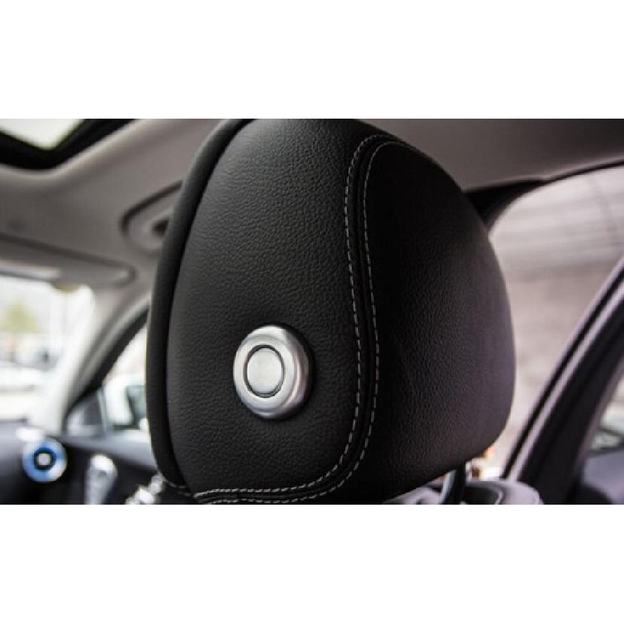 15-21 Seat Headrest Switch Button Matte Silver For Benz C-Class W205 Cover Trim