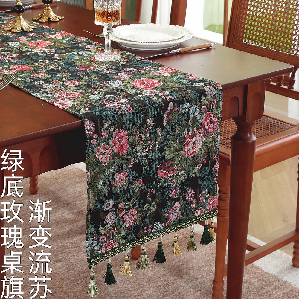 American Decorative Tablecloth Ethnic Pastoral Atmosphere Table Flag Household Tablecloth Rectangle
