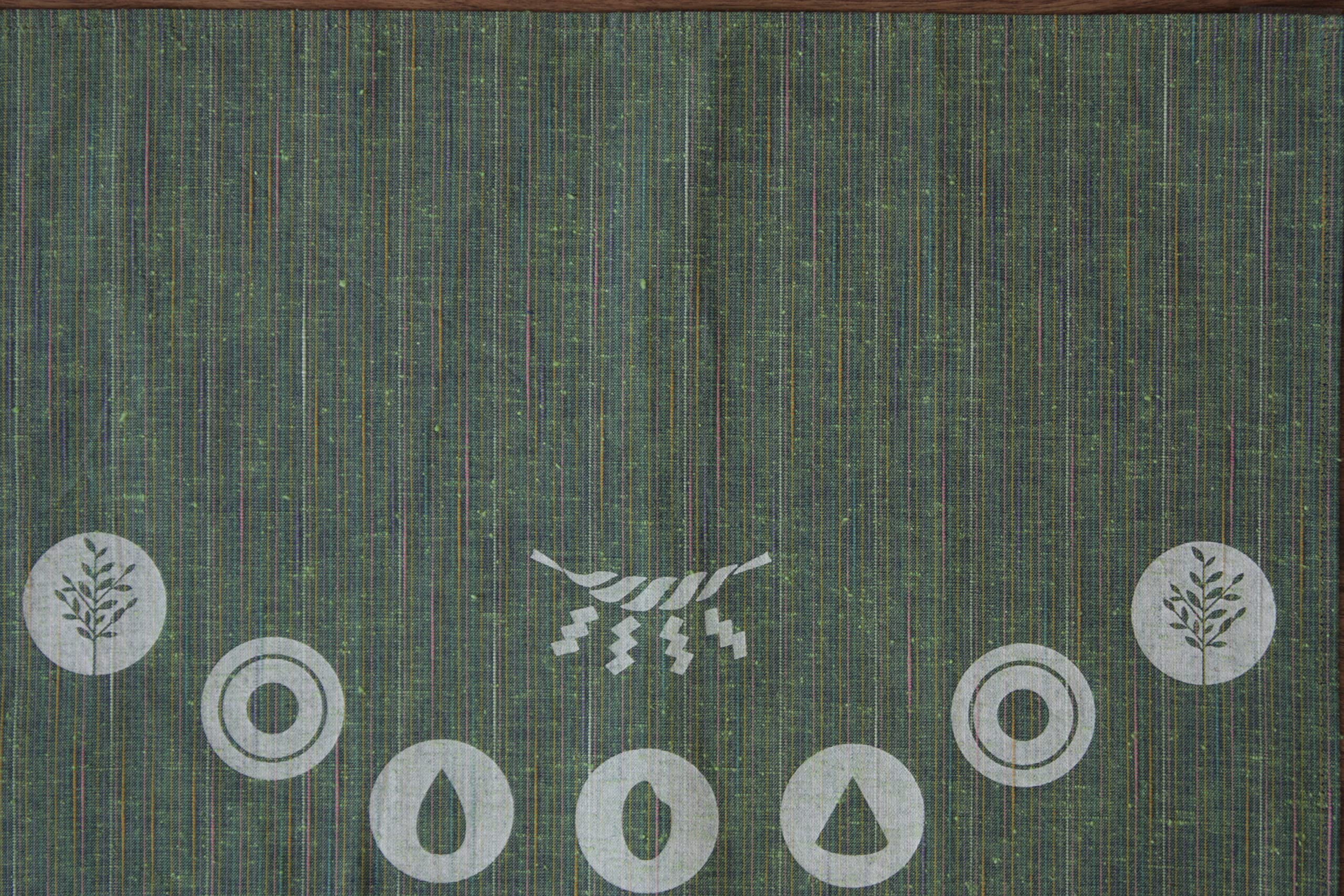 Kamidana no Sato Shrine Nanairo Tsumugi for Shinto Altar Mat, Rikyu,