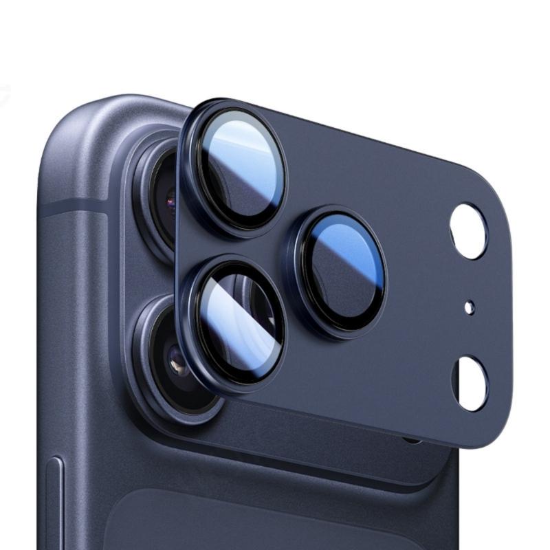 Matte Finish Camera Cover Guard Anti Fingerprint Drop Proof Film Design For Phone Shockproof Design Aluminum Alloy Frame