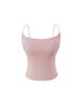 Women's Elastic Band Camisole: Sleeveless, Slim-Fit Vest with Built-In Padding for Summer
