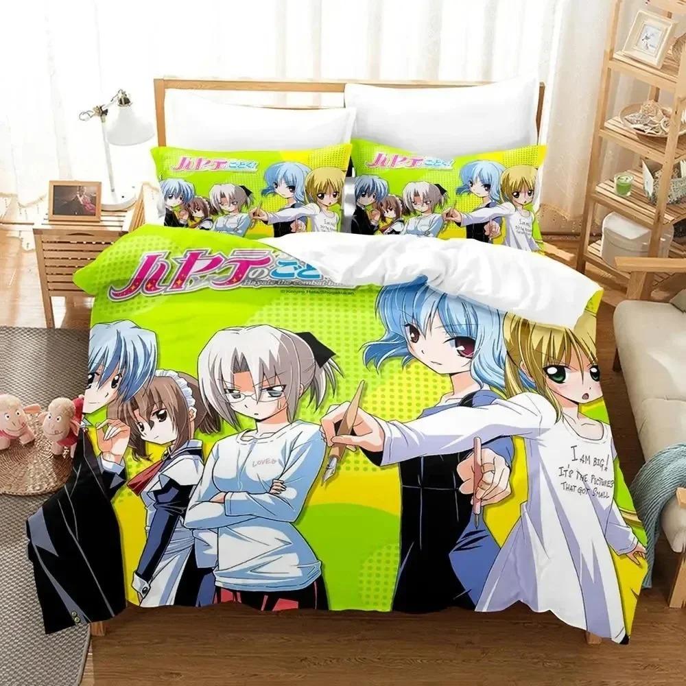 

Anime Hayate the Combat Butler Bedding Set Duvet Cover Bed Set Quilt Cover Pillowcase Comforter king Queen Size Boys Adult 70x133cm 2pcs
